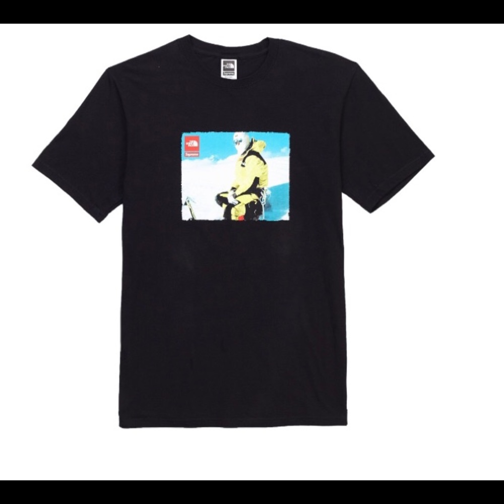 Supreme X TNF Photo T-shirt - Black - SZ: M